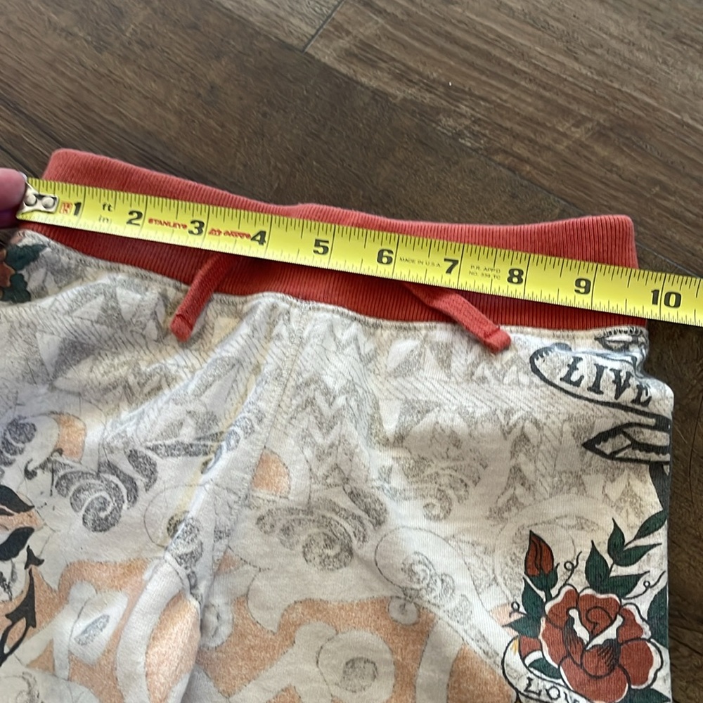 Lucky Brand girls crop sweats tattoo print - Picture 3 of 8
